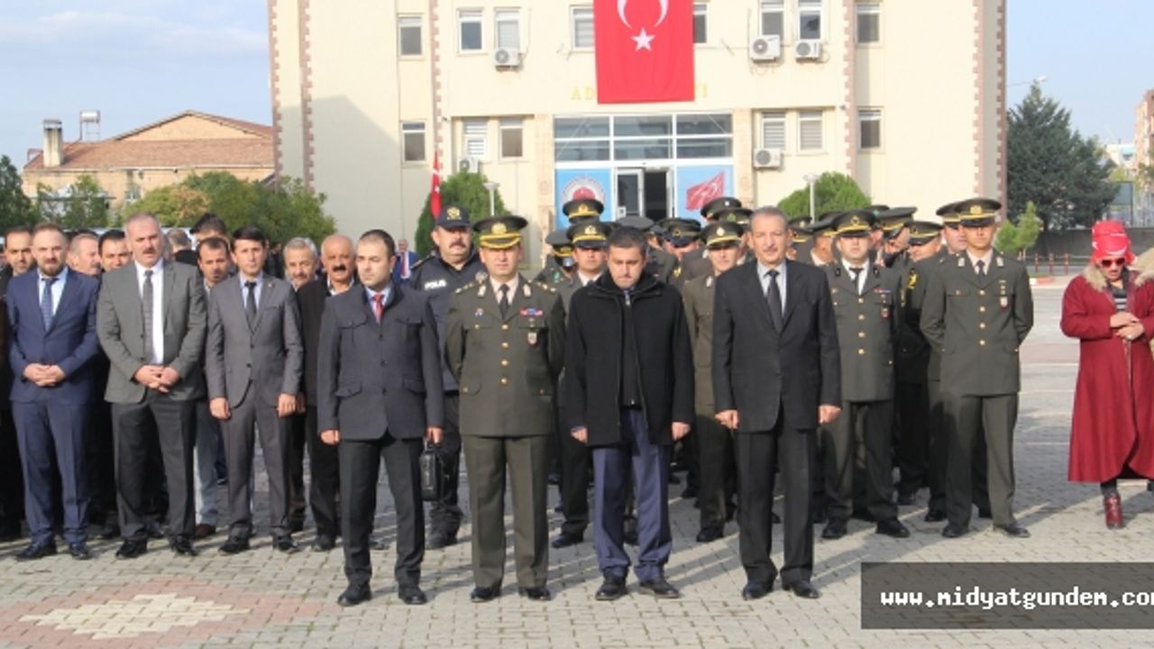 Midyat’ta 10 Kasım Atatürk'ü Anma Töreni Düzenlendi