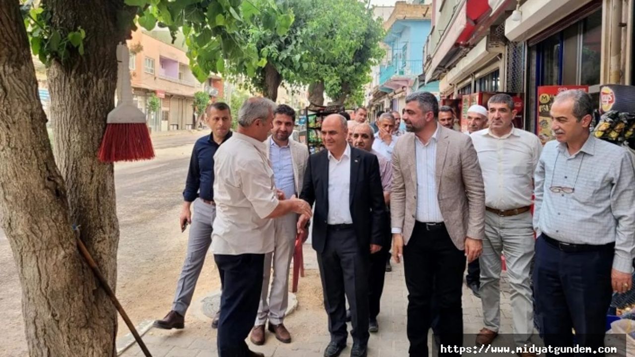 AK Parti Mardin İl Başkanı Kılıç, Ömerli ilçesini ziyaret etti