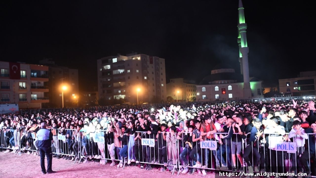 Nusaybin'de gençlik konseri düzenlendi