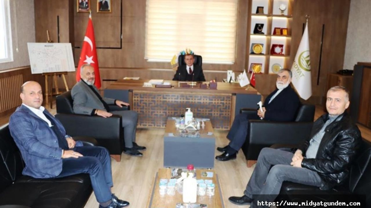 Batman Midyatlılar Derneğinden, Başkan Şahin’e nezaket ziyareti