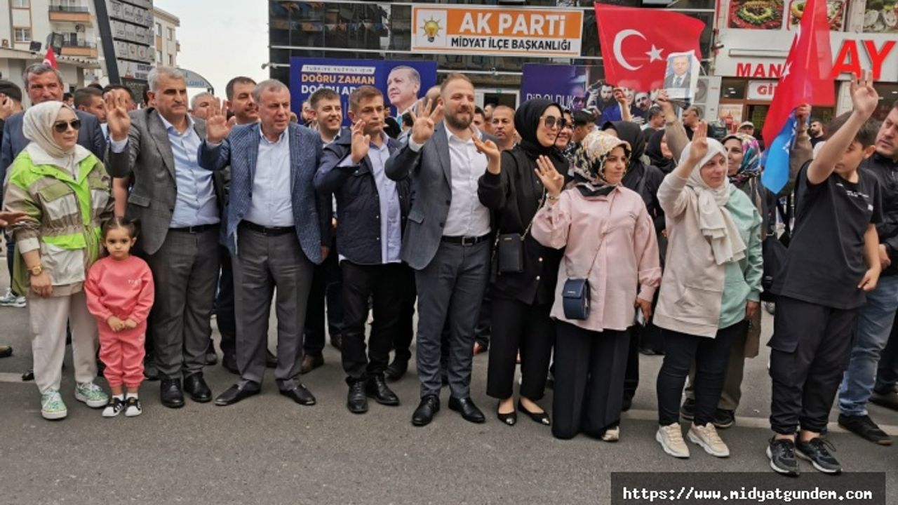 AK Parti'den Midyat’ta Gövde Gösterisi
