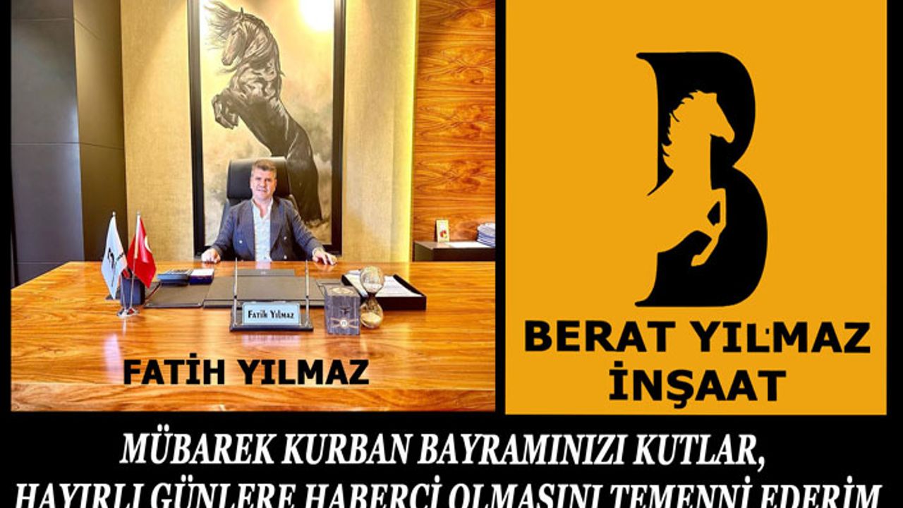 İş adamı Fatih Yılmaz, Kurban Bayramı nedeniyle bir mesaj yayınladı.