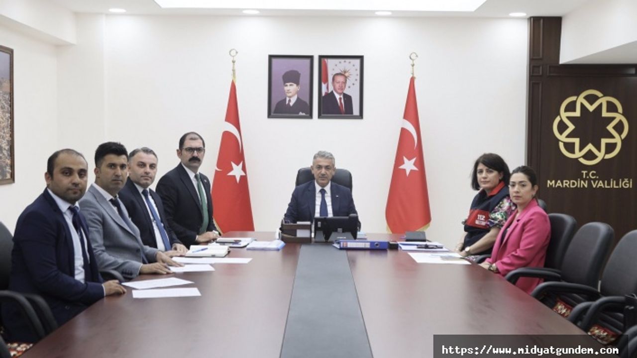 Vali Tuncay Akkoyun Başkanlığında YİKOB Yatırımları Ele Alındı