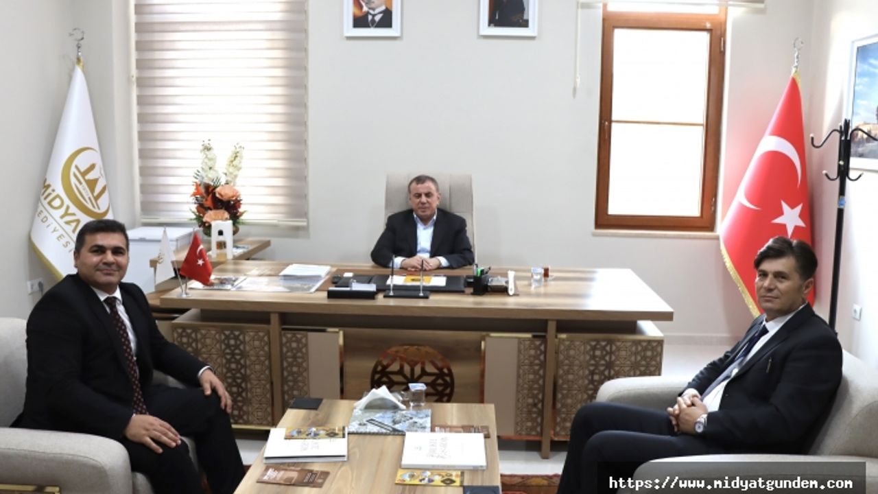 Midyat Belediye Başkanı Şahin'e Ziyaret