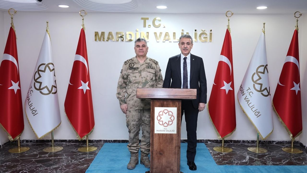 Jandarma Genel Komutan Yardımcısı Çardakcı Mardin'de