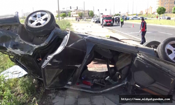 Midyat’ta Trafik Kazası Bir Yaralı