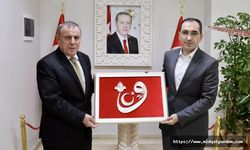 Midyat Belediye Başkanı' Şahin’den yeni Kaymakam Özdemir’e ziyaret