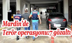 Mardin’de terör operasyonu: 7 gözaltı