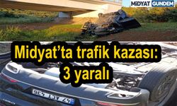 Midyat’ta trafik kazasında 3 kişi yaralandı