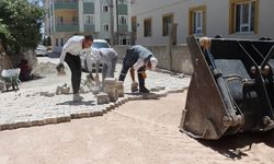 Midyat’ta, parke yenileme ve düzenleme çalışmaları sürüyor