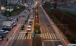 Mardin Trafiğinde Led Işıklı Yaya Geçitler