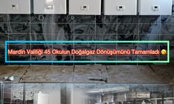 Mardin Valiliği 45 Okulun Doğalgaz Dönüşümünü Tamamlandı