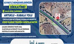 Dikkat!  Artuklu-Kabala Yolunda Trafik Kademeli Sağlanacak