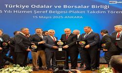 Aktaş’a Cumhurbaşkanı Erdoğan’dan Hizmet Şeref Belgesi