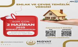 Midyat Belediyesi'nden Vergi Uyarısı: Son Gün 2 Haziran 2025