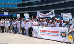 Sağlık emekçileri kamu protokolüne tepki için alanda