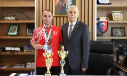 Mardinli sporcu Ahmet Alkanoğlu'ndan bir başarı daha!