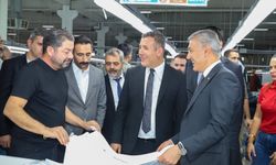 Vali Akkoyun, Savur’da Tekstil Fabrikasını Ziyaret Etti
