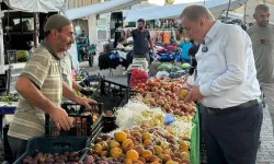 Midyat'ta Başkan Şahin'den pazar turu