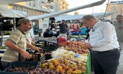 Başkan Veysi Şahin Pazar Esnafını Ziyaret Etti