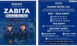 Midyat Belediyesi Zabıta Memuru Alacak