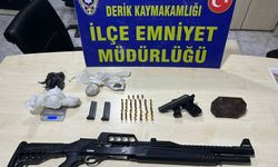 Derik'te Zehir Operasyonu: Kenevir ve Silahlar Ele Geçirildi