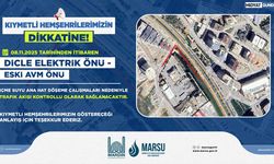 Artuklu Su Hattı Çalışması Trafik Düzenlemesi