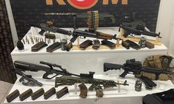 Mardin'de Uzun Namlulu Silahlar ve Bombalar Ele Geçirildi!