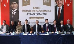 Vali Akkoyun Derik’te Muhtarlarla bir araya geldi