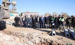 Nusaybin'de 2,5 Kilometrelik Atık Su Hattı Çalışması