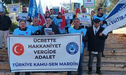Kamu-Sen Mardin Temsilciliği'nden Hükümete "Ek Zam" Çağrısı