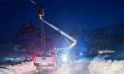 Diyarbakır Çüngüş’te Kar 1 Metreyi Aştı