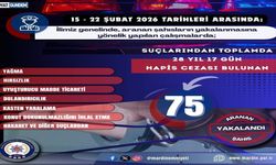 Mardin Emniyet Müdürlüğü 75 Firariyi Yakaladı