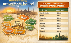 Mardin ve İlçelerinde Bayramı Namazı Saatleri