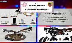 Mardin'de, Silah, Uyuşturucu ve Tarihi Eser Ele Geçirildi