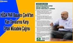 HÜDA PAR Başaknı Çevik'ten Kan Davalarına Karşı Ortak Mücadele Çağrısı