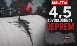 Malatya’da 4,5 büyüklüğünde deprem meydana geldi