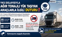 Mardin'de Ağır Tonajlı Araçlara Şehir Merkezi Kısıtlaması