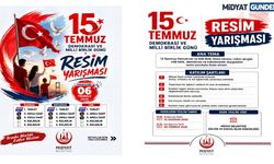 Midyat Belediyesi’nden 15 Temmuz Temalı Ödüllü Resim Yarışması