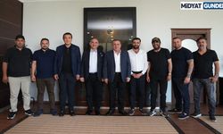 Mardin Spor Yönetiminden Başkan Veysi Şahin’e Ziyaret