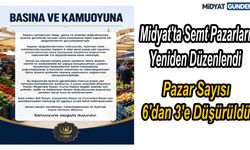 Midyat'ta Semt Pazarları Yeniden Düzenlendi
