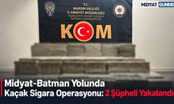 Midyat-Batman Yolunda 14 Bin Paket Kaçak Sigara Ele Geçirildi