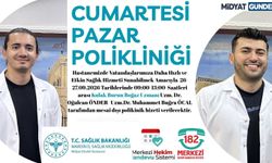 Midyat Devlet Hastanesi’nde Hafta Sonu KBB Hizmeti