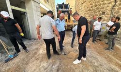 Savur Belediye Başkanı Hamidi, Safa Mahallesi’ndeki Yol Çalışmalarına Katıldı