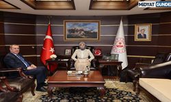Başkan Veysi Şahin’den Bakan Yardımcısı Yiğitbaşı’na Hayırlı Olsun Ziyareti