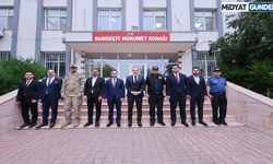 Mardin Valisi Tuncay Akkoyun, Dargeçit ilçesinde ziyaretler bulundu