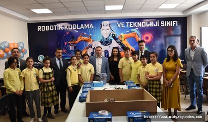 Nusaybin'de Robotik Kodlama ve Teknoloji Sınıfı açıldı