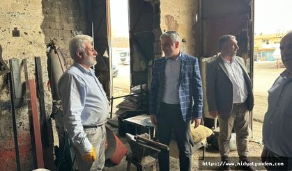 AK Parti Yeşilli İlçe Başkanı İsmail Bayhoca Çalışmalarına Hız Verdi
