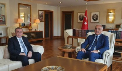 Başkan Veysi Şahin, Bakan Ersoy’u ziyaret etti