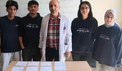 Mardinli öğrencilerden Gazze'deki kardeşlerine anlamlı bağış